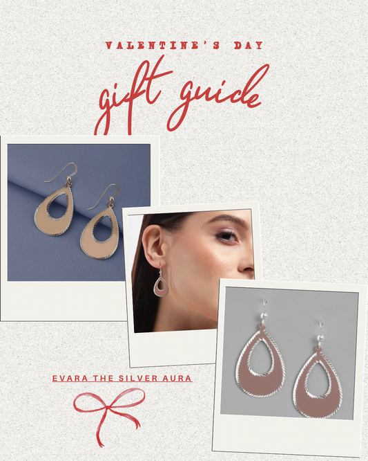 EVARA's Teardrop Aura Earrings