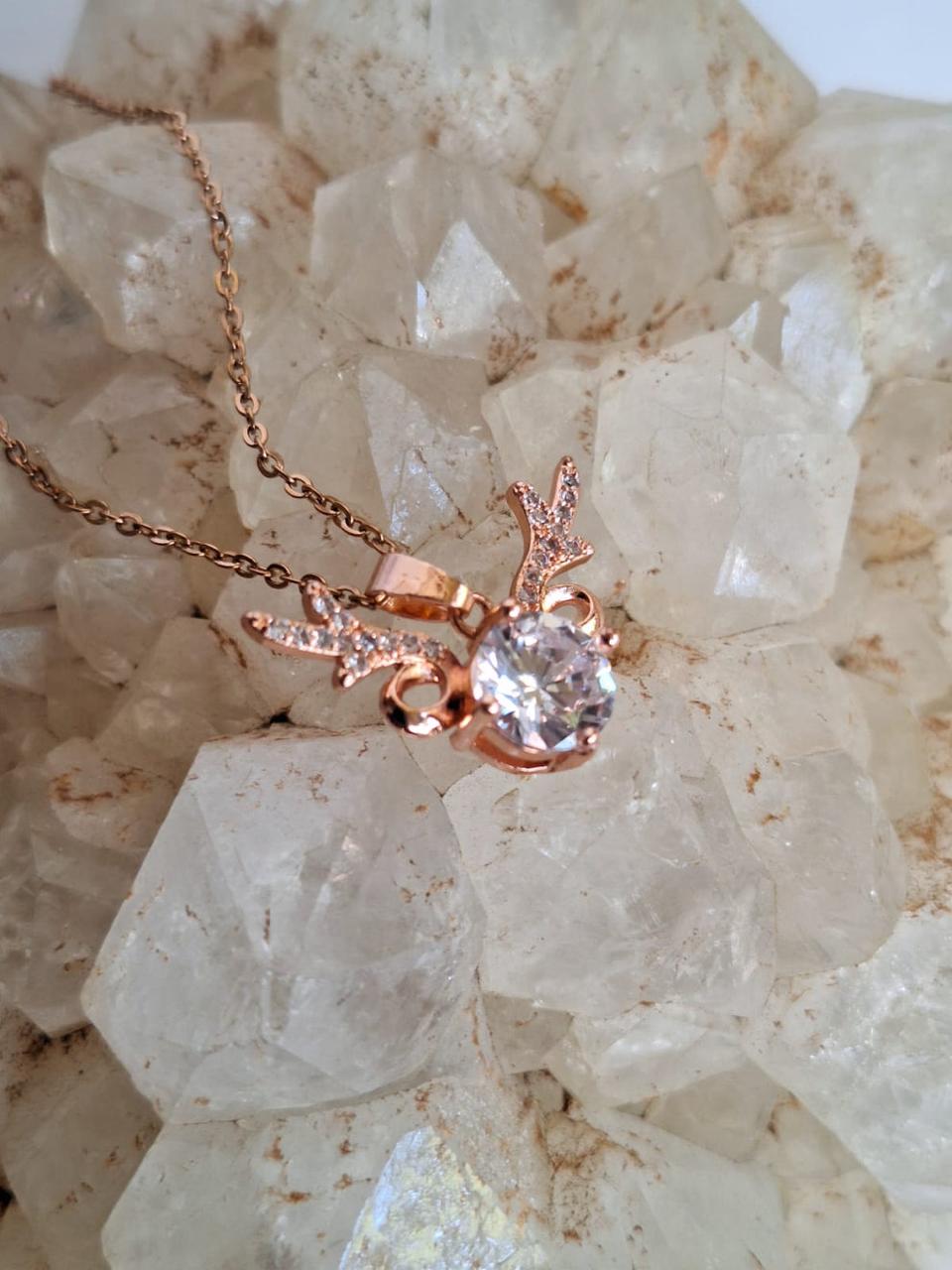 Mystic Reindeer Horn Pendant