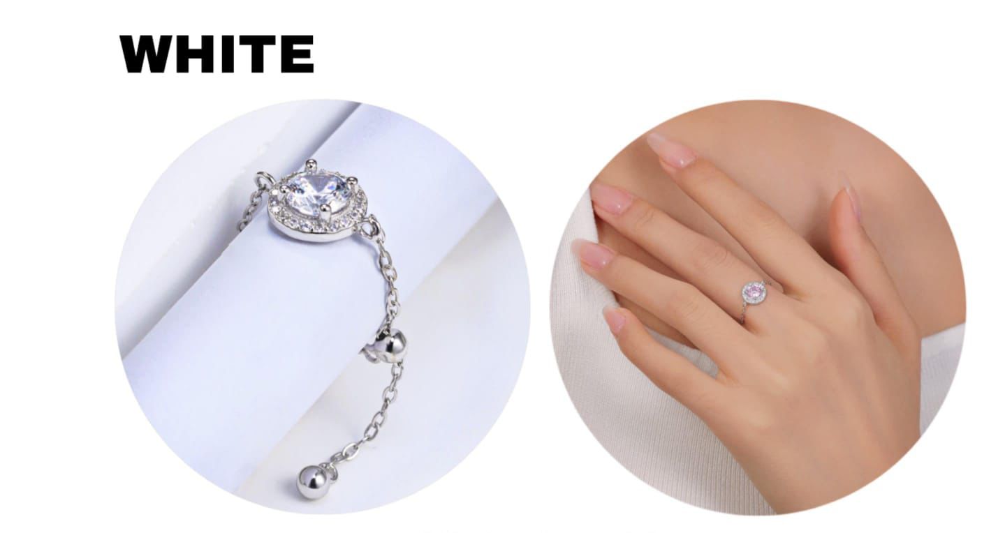 Evara’s Glow Chain Ring