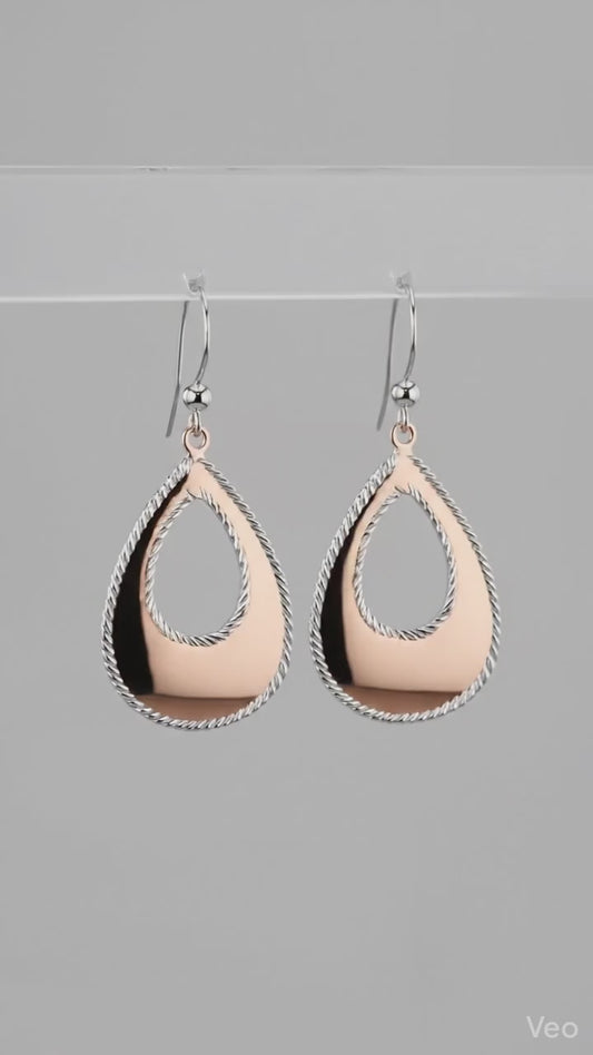 EVARA's Teardrop Aura Earrings